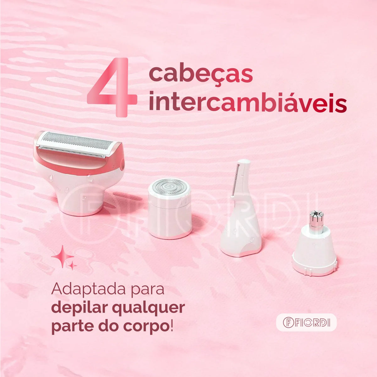 Depilador Elétrico 4 em 1 - DermaFlex™
