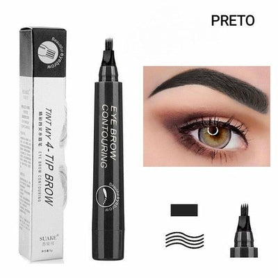 BrowLuxe™ - Caneta Fio a Fio Efeito Microblading 24h (Compre 1 - Leve 2)