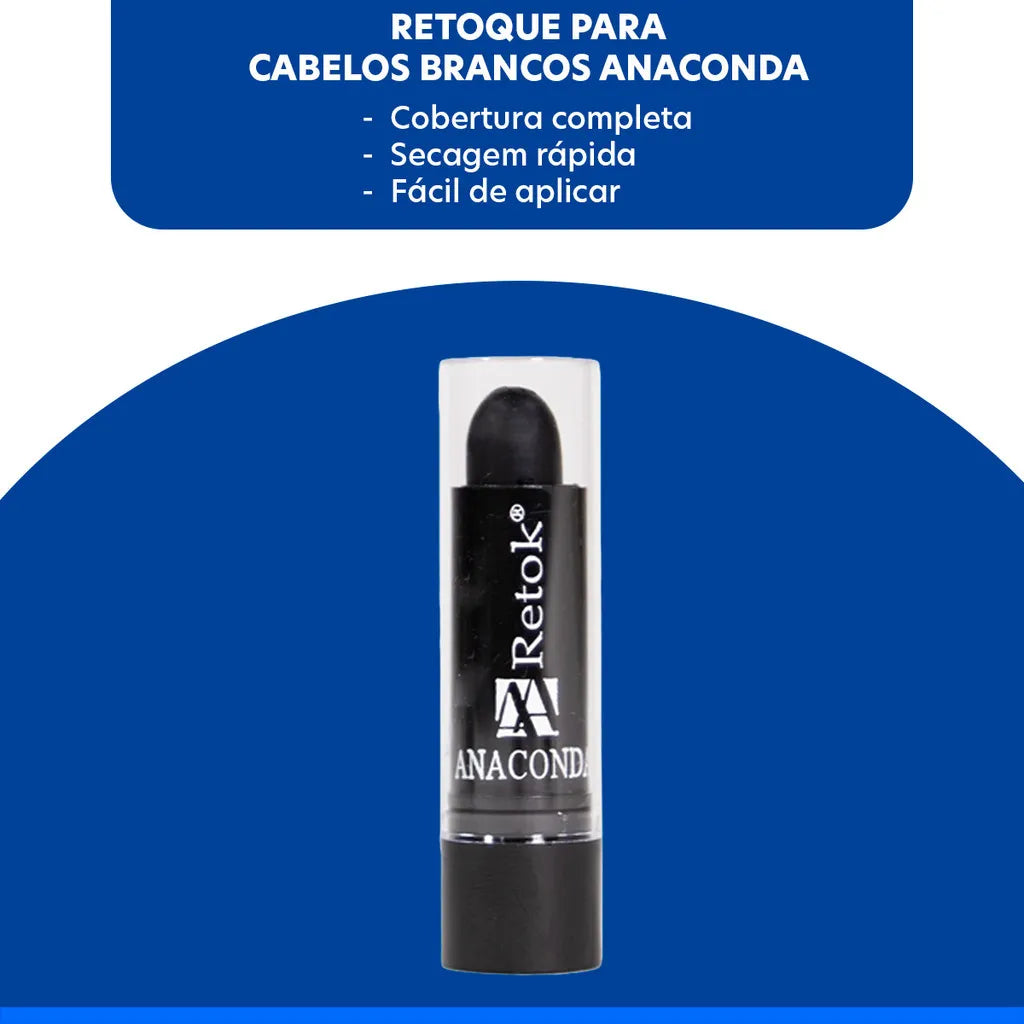 Batom Para Retoque Cabelos Brancos - Retok