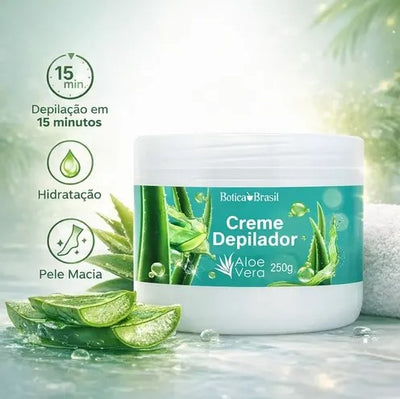 DepilaSoft™ – Creme Depilador Corpo & Rosto com Aloe Vera