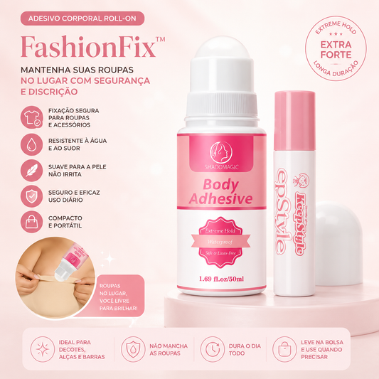 Adesivo Corporal Roll-On | FashionFix™ - Mantenha suas roupas no lugar