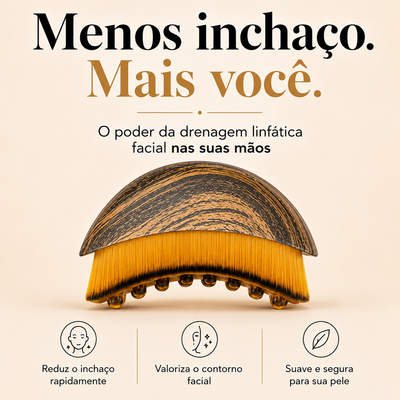 GlowFace - Escova de Drenagem Linfática Facial
