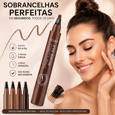 BrowLuxe™ - Caneta Fio a Fio Efeito Microblading 24h (Compre 1 - Leve 2)