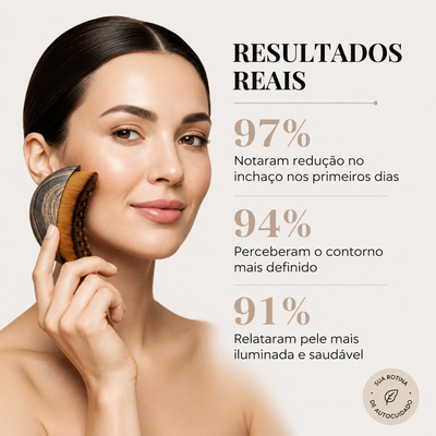 GlowFace - Escova de Drenagem Linfática Facial