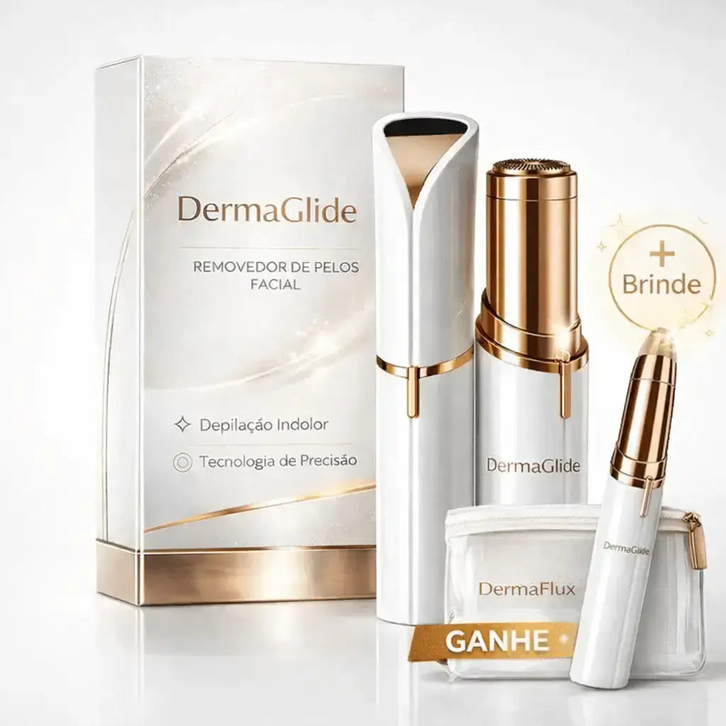 Depilador Facial DermaGlide - Remova pelos do rosto de forma rápida e indolor