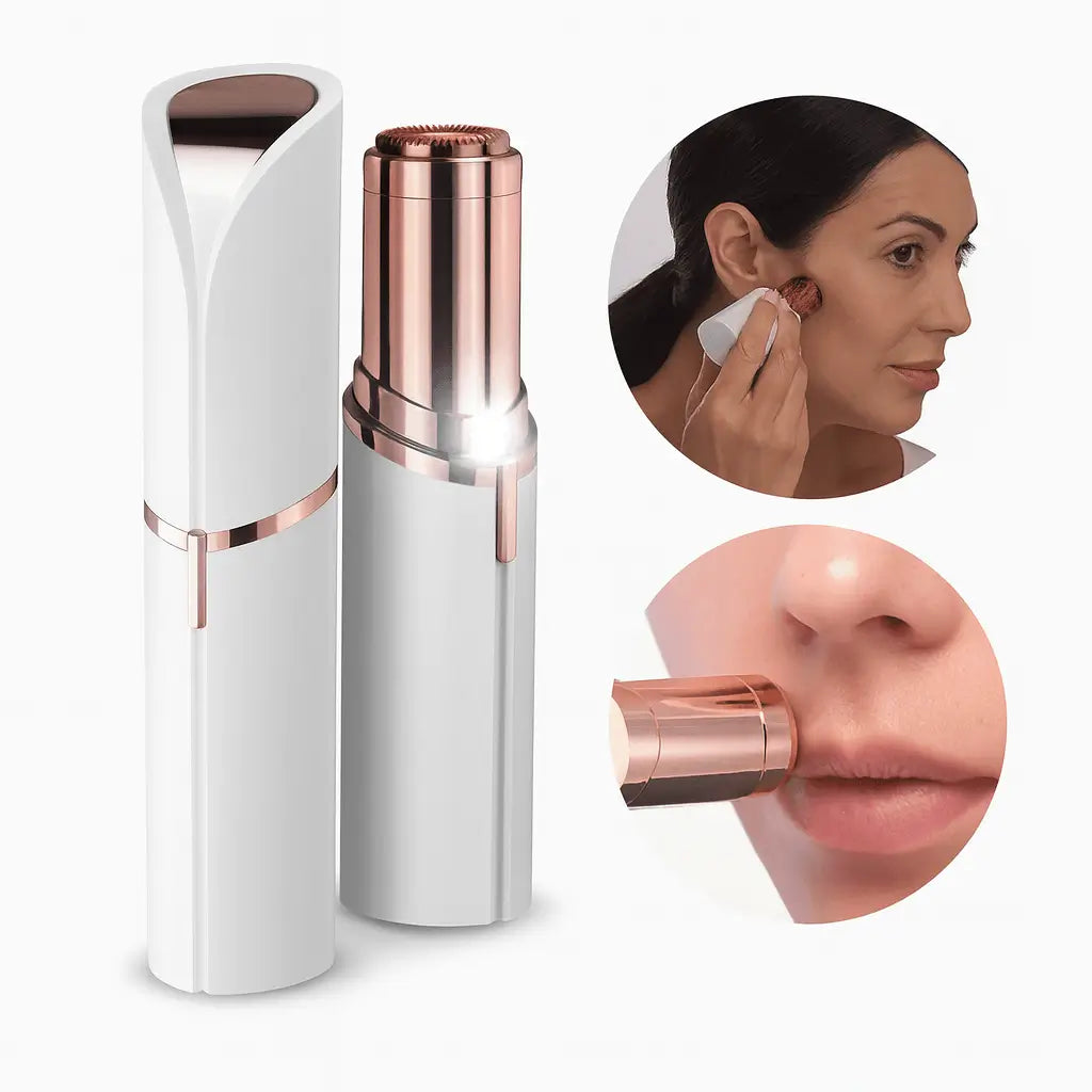 Depilador Facial DermaGlide - Remova pelos do rosto de forma rápida e indolor