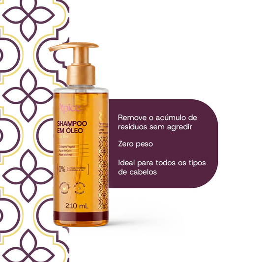 Shampoo em Óleo 210 ml